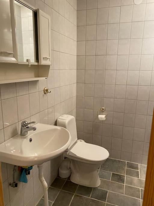 スンドビュベリLaegenhet I Ett Hus Egen Ingangアパートメント エクステリア 写真